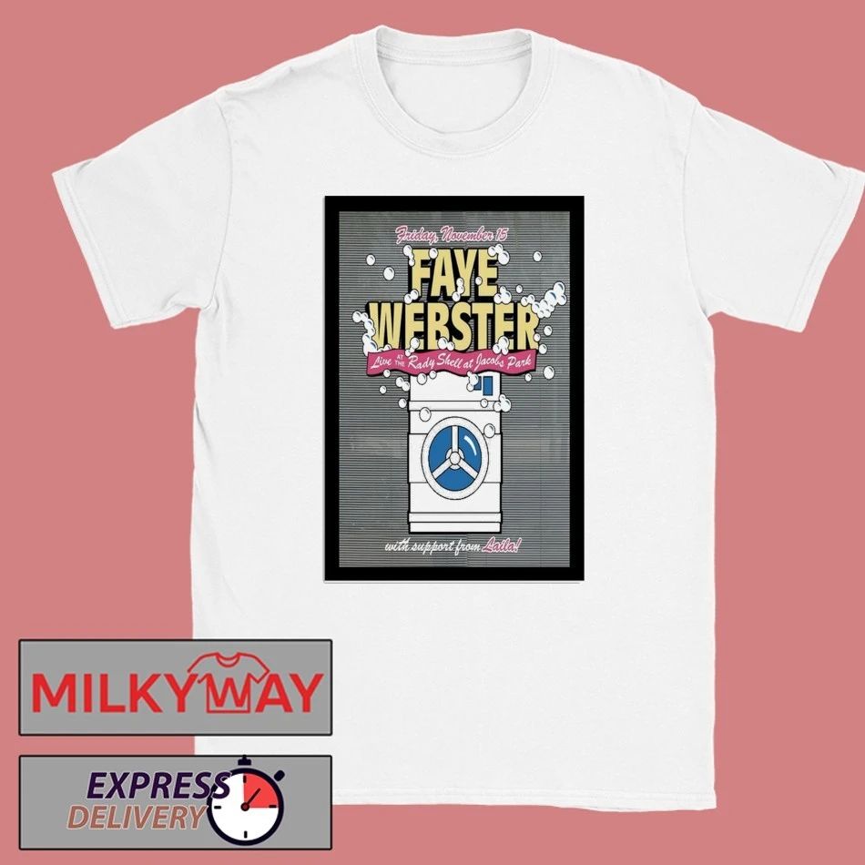 November 15 faye webster live at the rady shell at jacobs park poster shirt