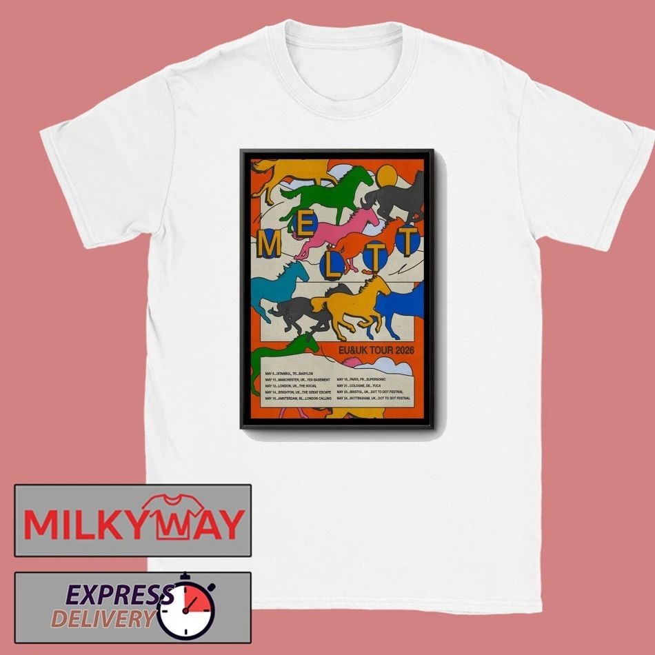 Poster Meltt EU And UK 2026 Shows shirt