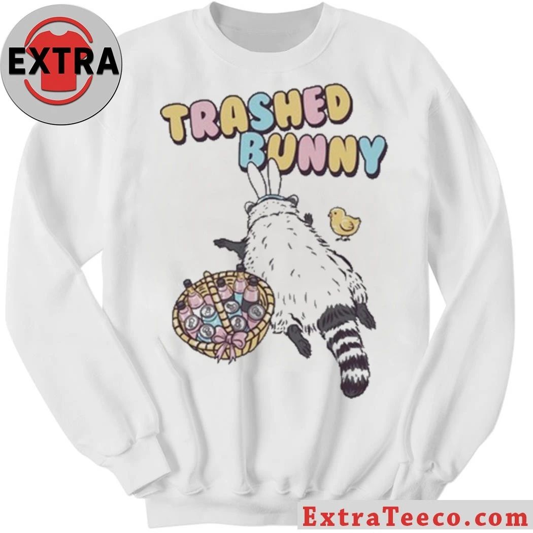 Trashed Bunny Raccoon T-Shirt