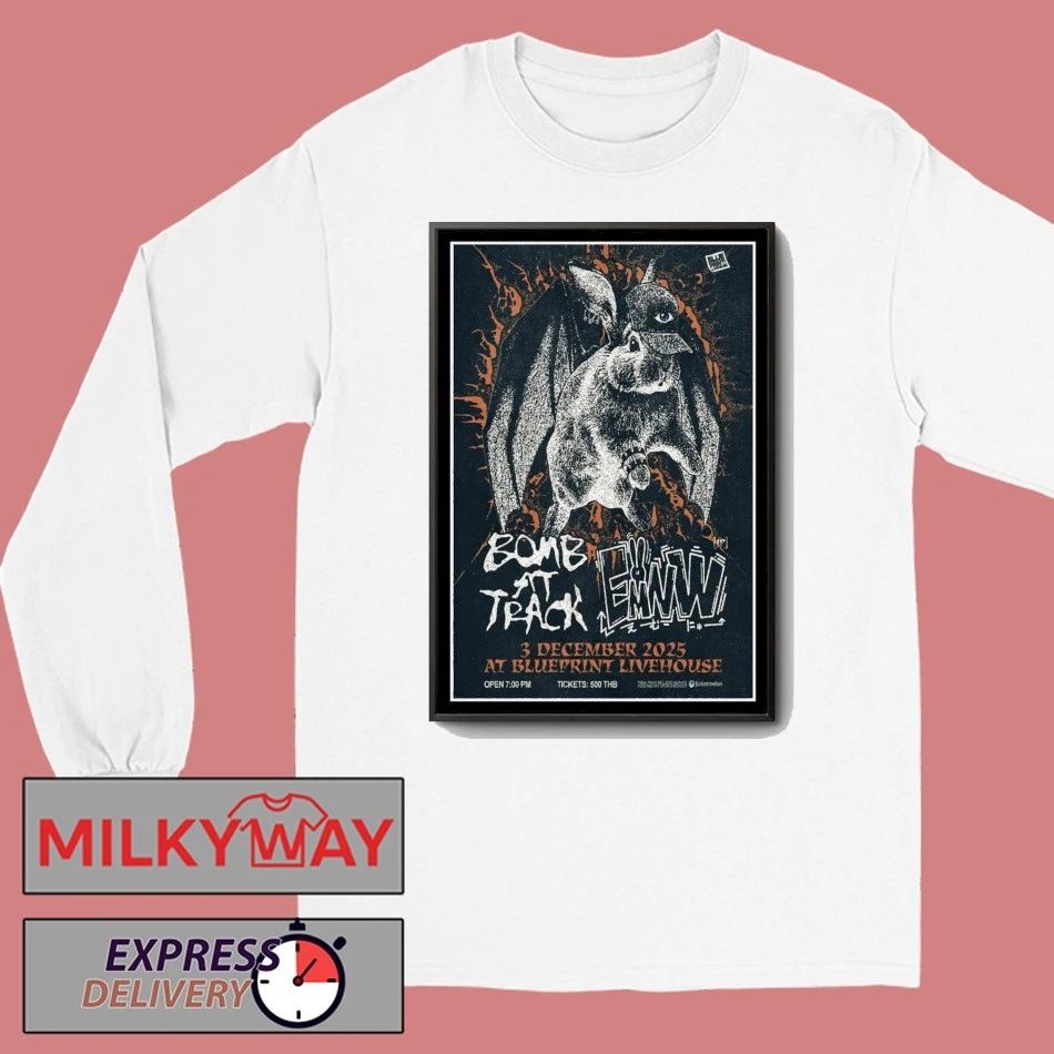 EMNW Bomb At Track Blueprint Livehouse Live 2025 Poster Shirt