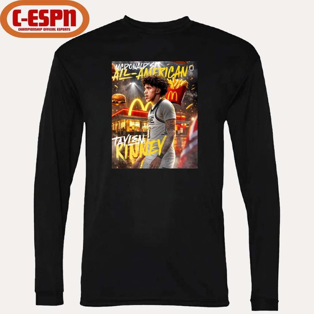Mcdonald’s All-American Taylen Kinney Kansas Basketball Shirt