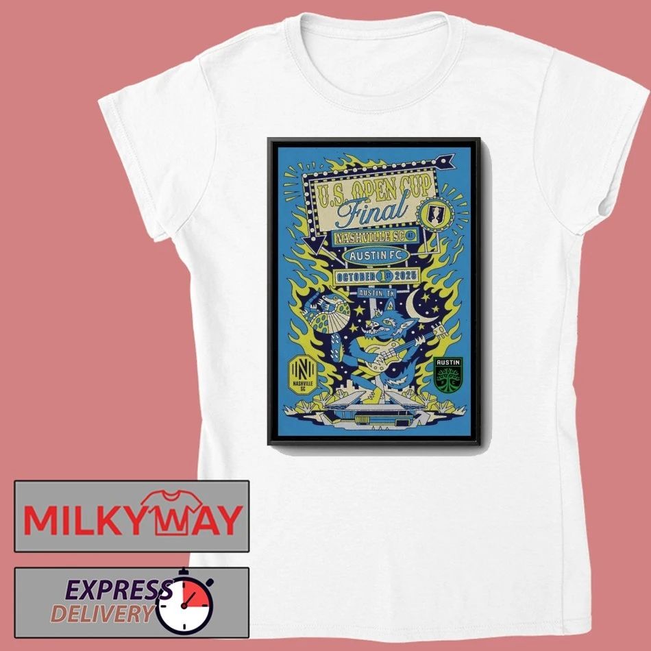 US Open Cup Final Austin Texas Poster 2025 shirt