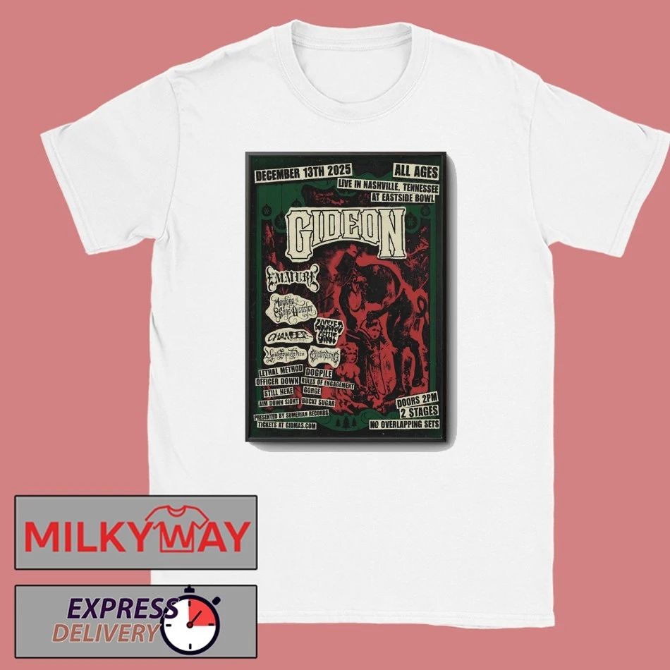 Gideon Nashville Event On Dec 13 2025 Poster shirt