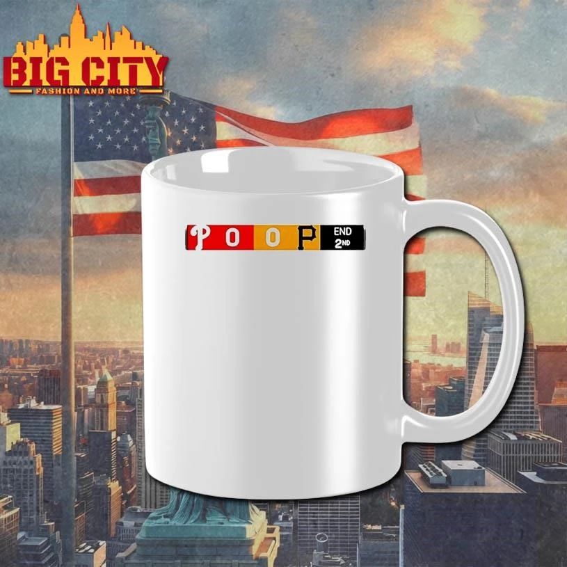 Philadelphia 0 Pittsburgh 0 P00p Scorebug Phillies Vs Pirates Rivalry Graphic Shirt