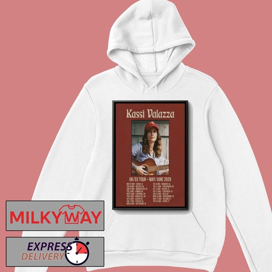 Kassi Valazza UK-EU 2026 Shows Poster shirt
