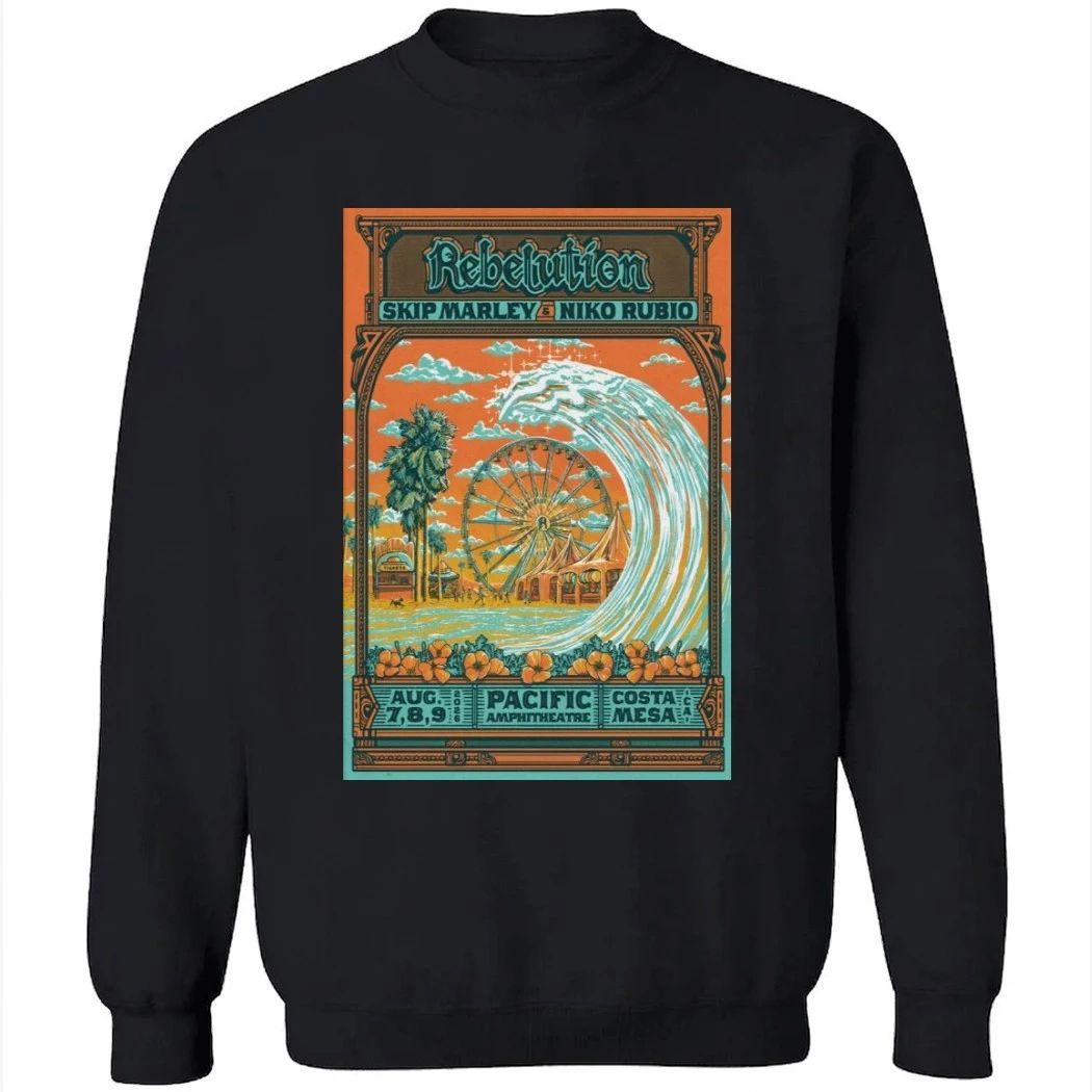 Rebelution August 7-9 2026 In Costa Mesa CA Poster Shirt