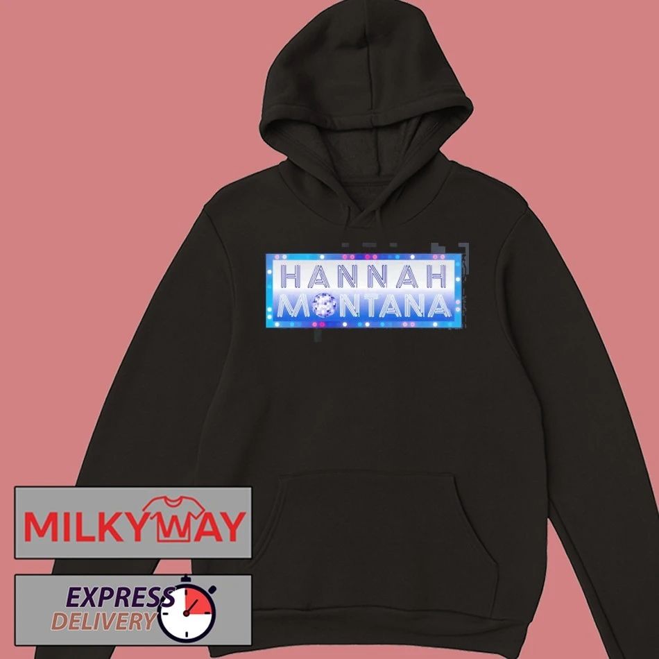 Hannah Montana 20 Years Anniversary Disco Lights Billboard Logo T-Shirt