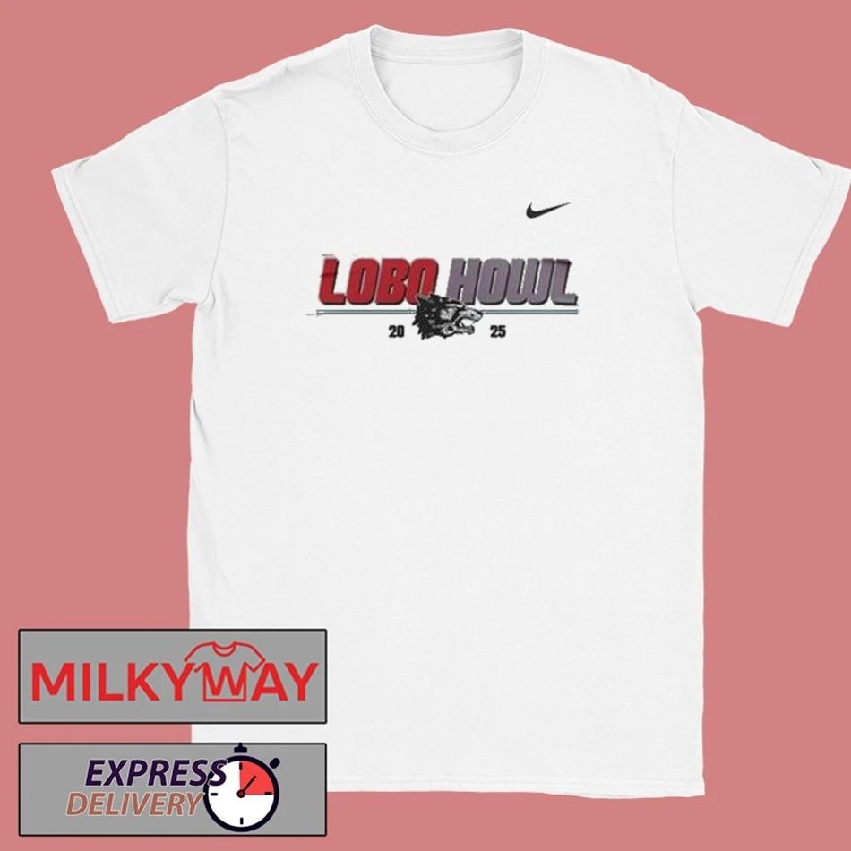 New Mexico Lobos “LOBO HOWL” White shirt