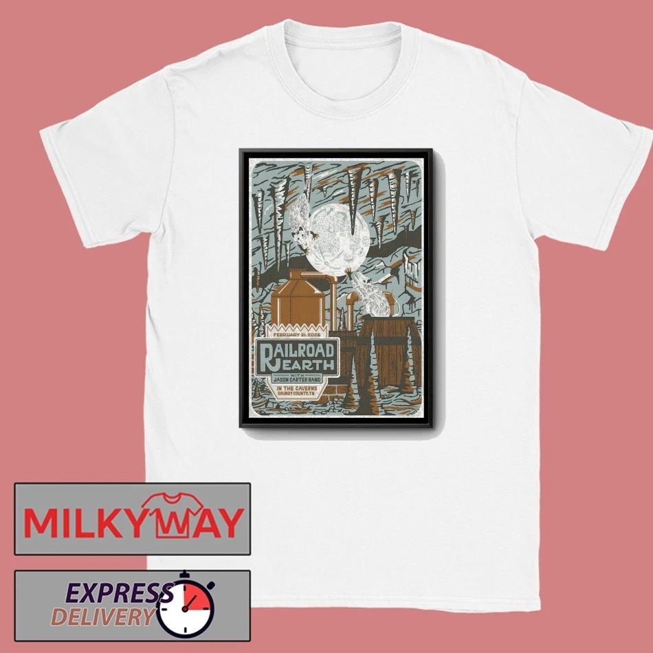 Railroad Earth At The Caverns On Feb 21 2026 Poster shirt