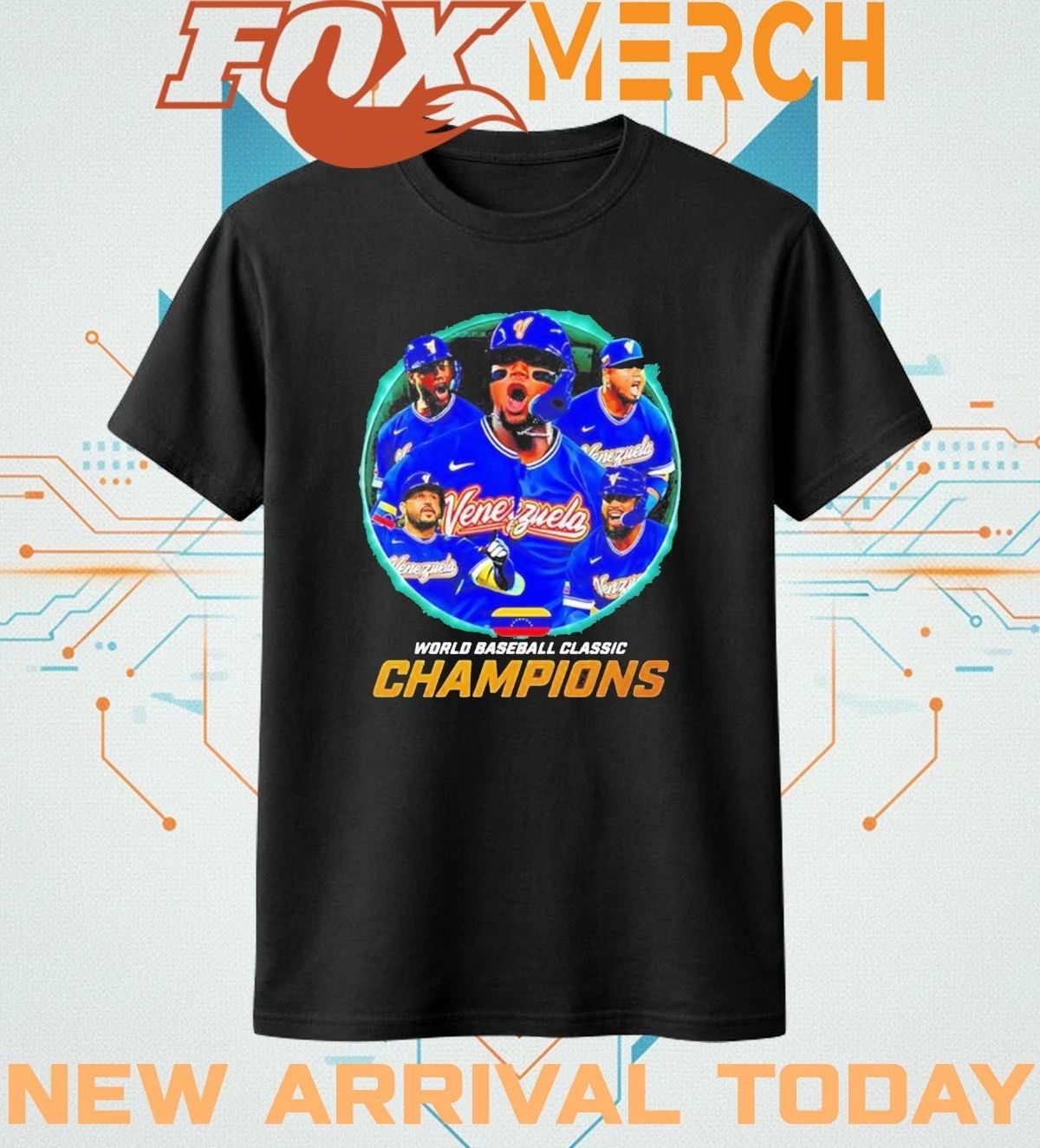World Baseball Classic Champions 2026 Venezuela baseball t-shirt