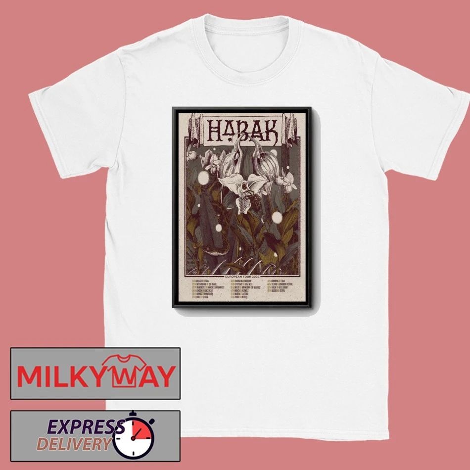 Habak Tour EU 2026 Poster shirt