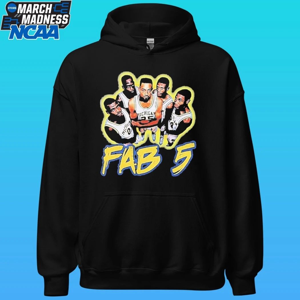 Michigan Basketball Fab 5 Shirt