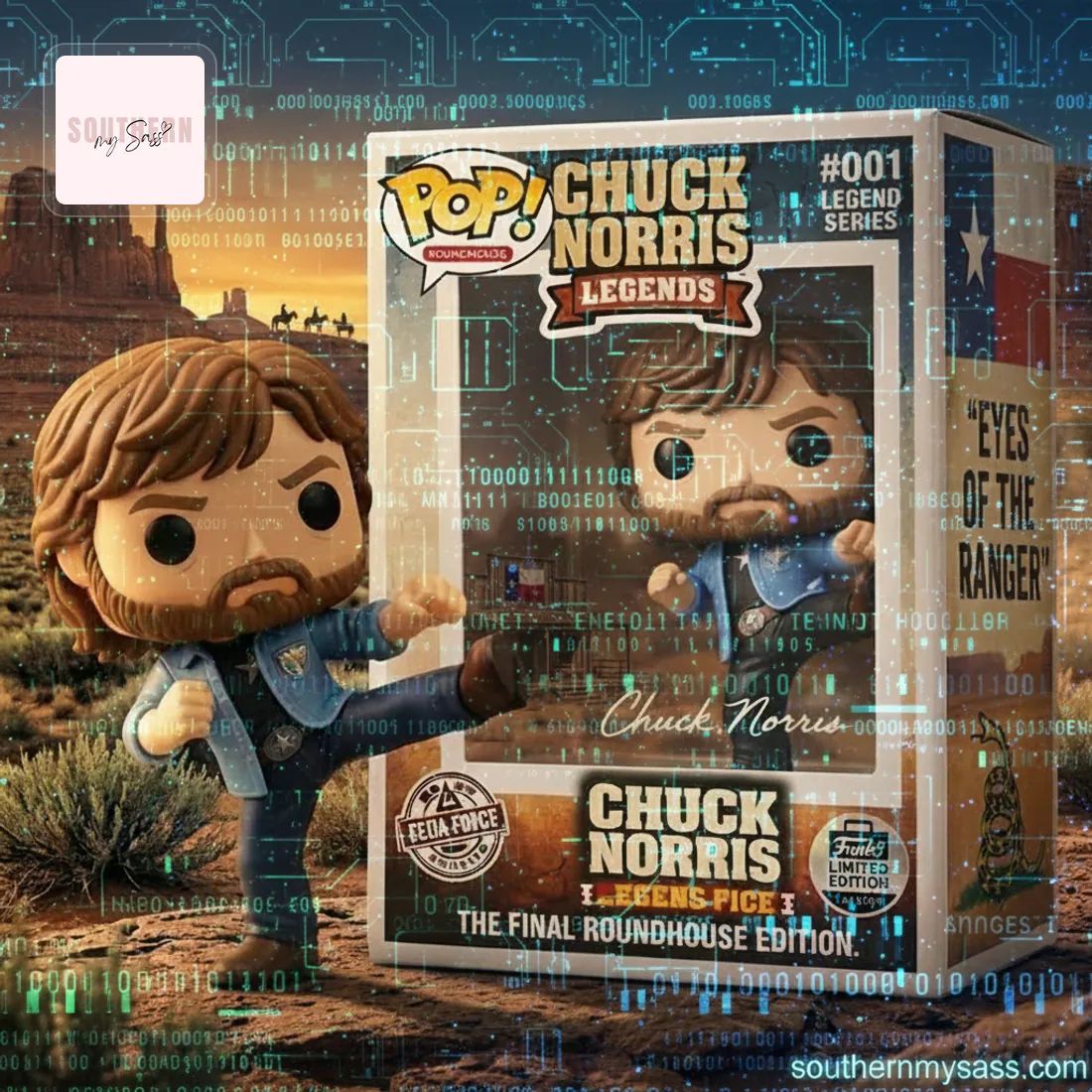 Chuck Norris Legends Series The Final Roundhouse Edition Pop Figure Doll