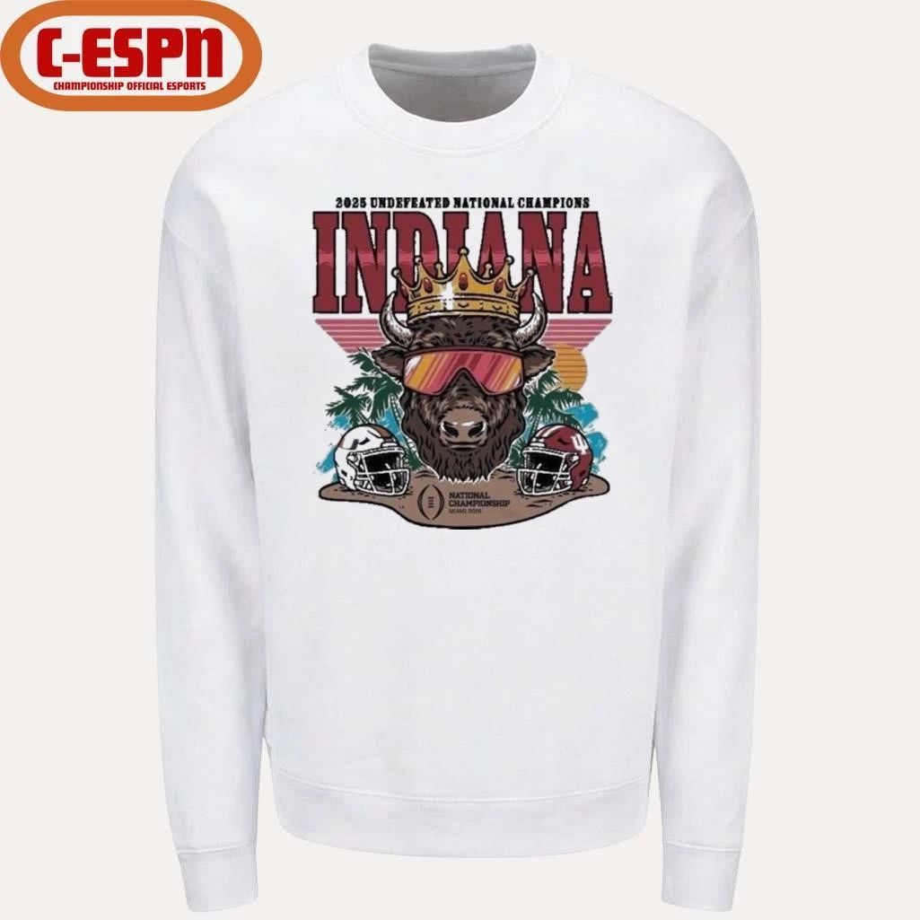 IU CFP National Champs Bison Crown Shirt
