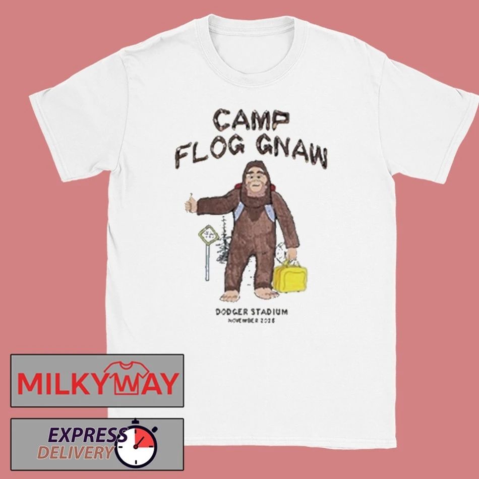 Camp Flog Gnaw Sasquatch Lineup 2025 T-Shirt