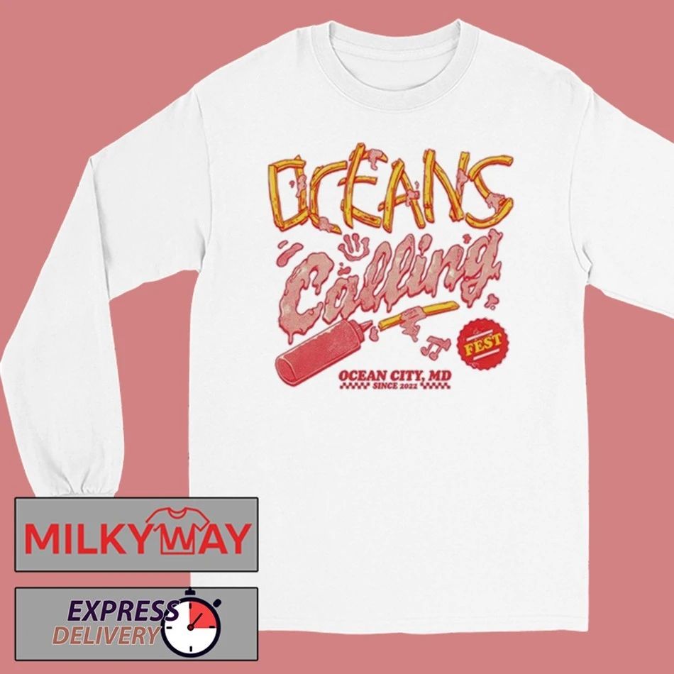 Oceans Calling Festival 2025 Ocean City MD Fries Lineup shirt