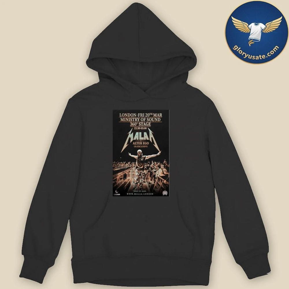 Malaa March 20 2026 in London Poster Shirt