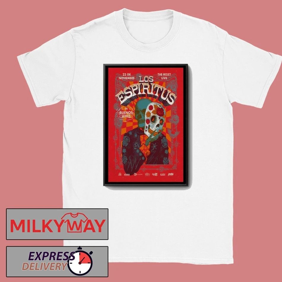 Los Espíritus 22 De Noviembre The Roxy Tour Poster shirt