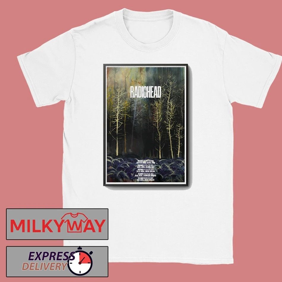 Radiohead 2025 Shows Poster shirt