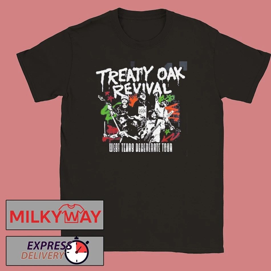 Treaty Oak Revival 2026 Tour Merch T-Shirt