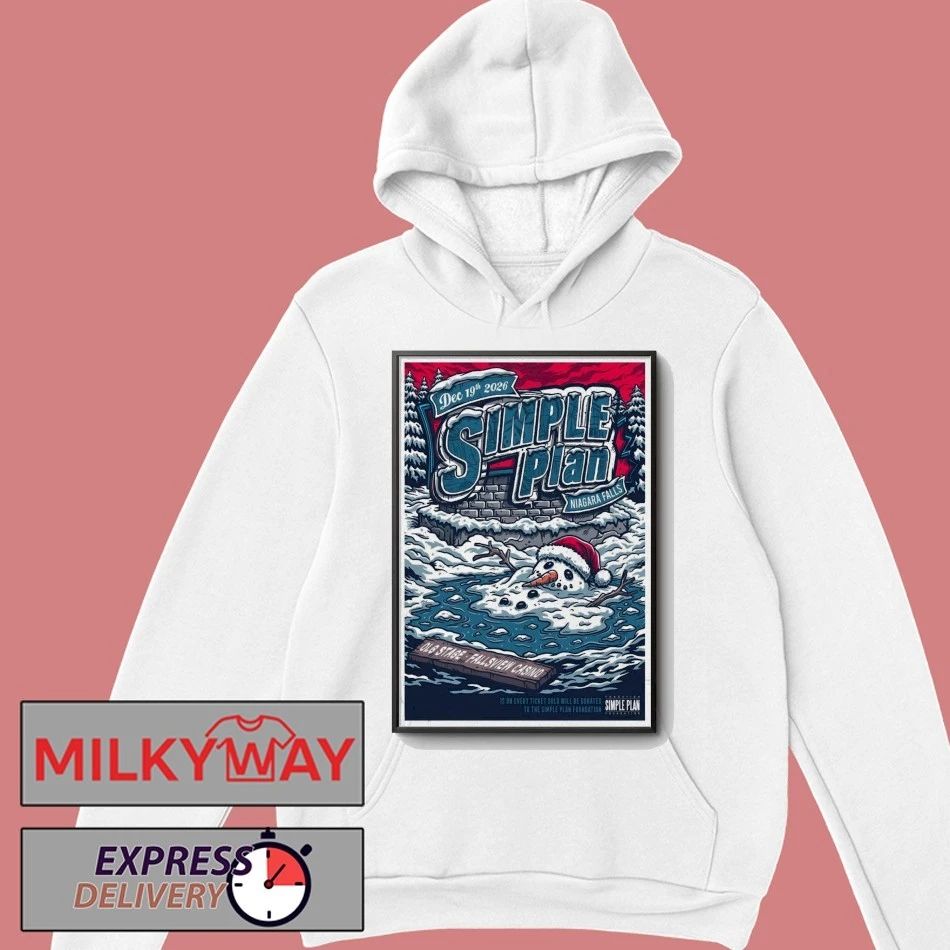 Simple Plan Dec 19 2026 OLG Stage At Fallsview Casino in Niagara Falls ON Poster shirt