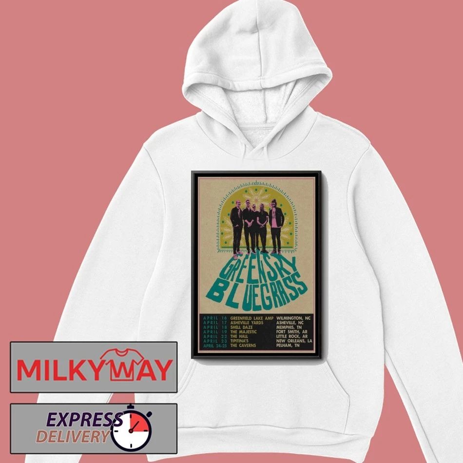 Greensky Bluegrass Spring Live Show 2026 Poster shirt