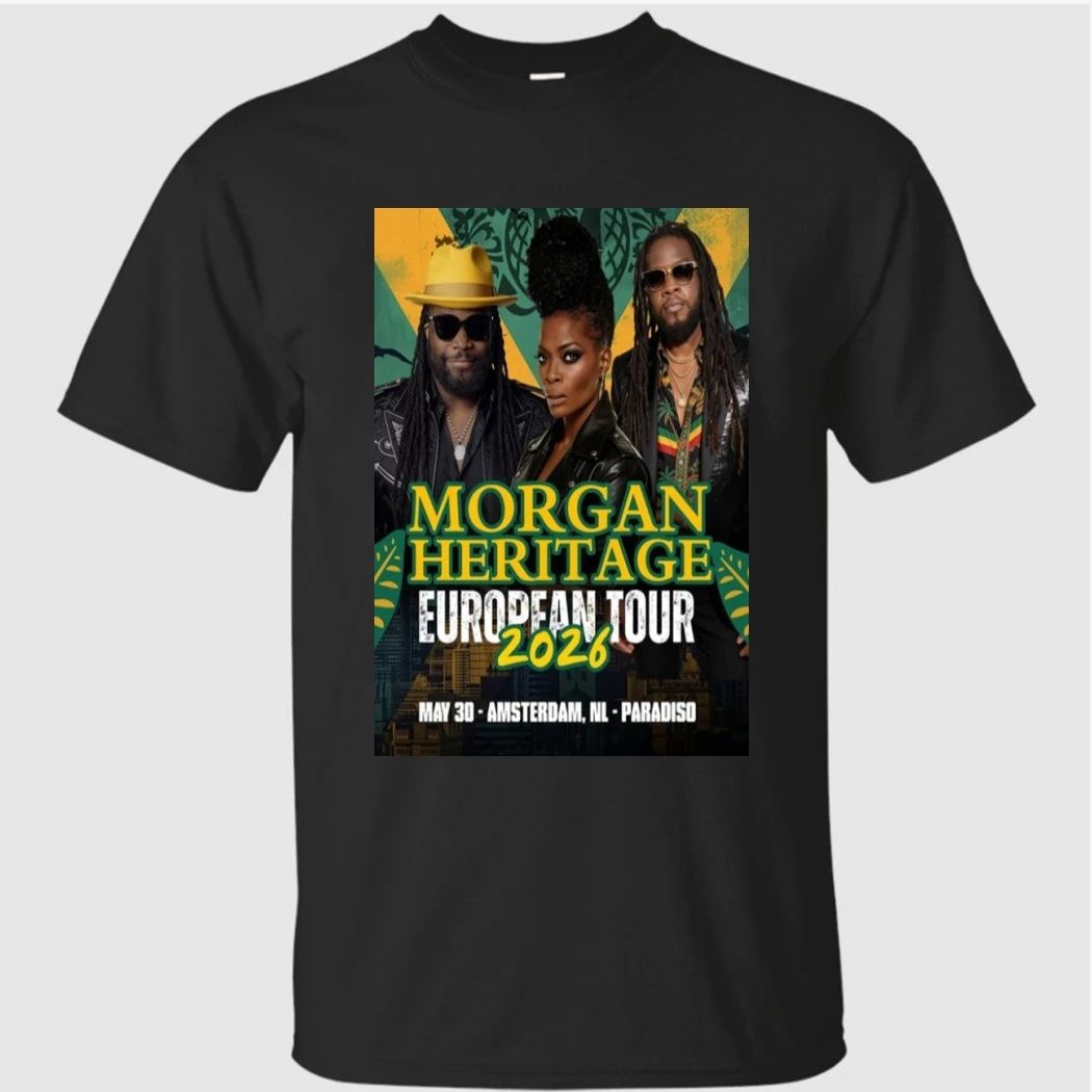 Morgan Heritage Amsterdam, NL May 30 2026 Poster Shirt