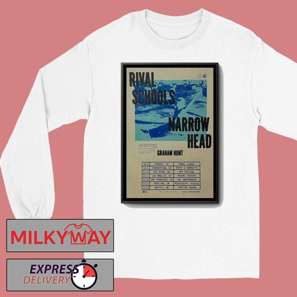 Rival Schools Narrow Head Graham Hunt Poster shirt
