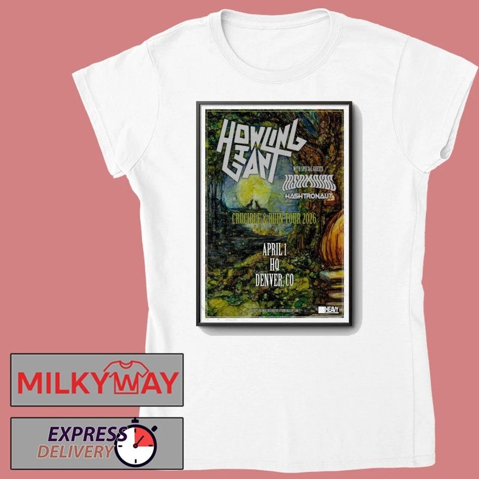Funny Howling Giant Apr 1 2026 Poster Denver, CO shirt