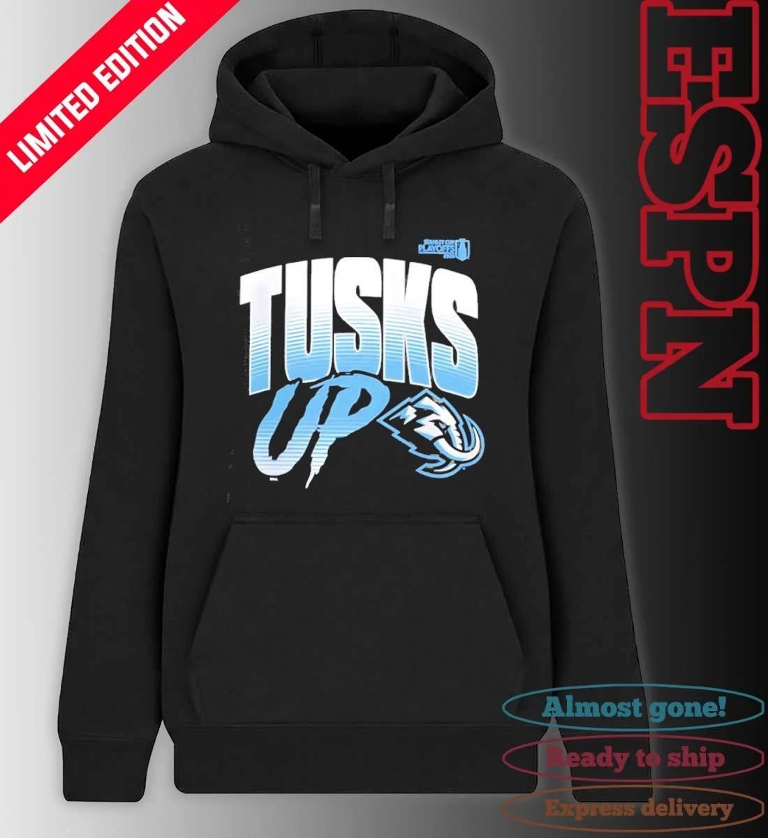 Utah Mammoth Tusks Up 2026 NHL Playoffs Slogan T-Shirt
