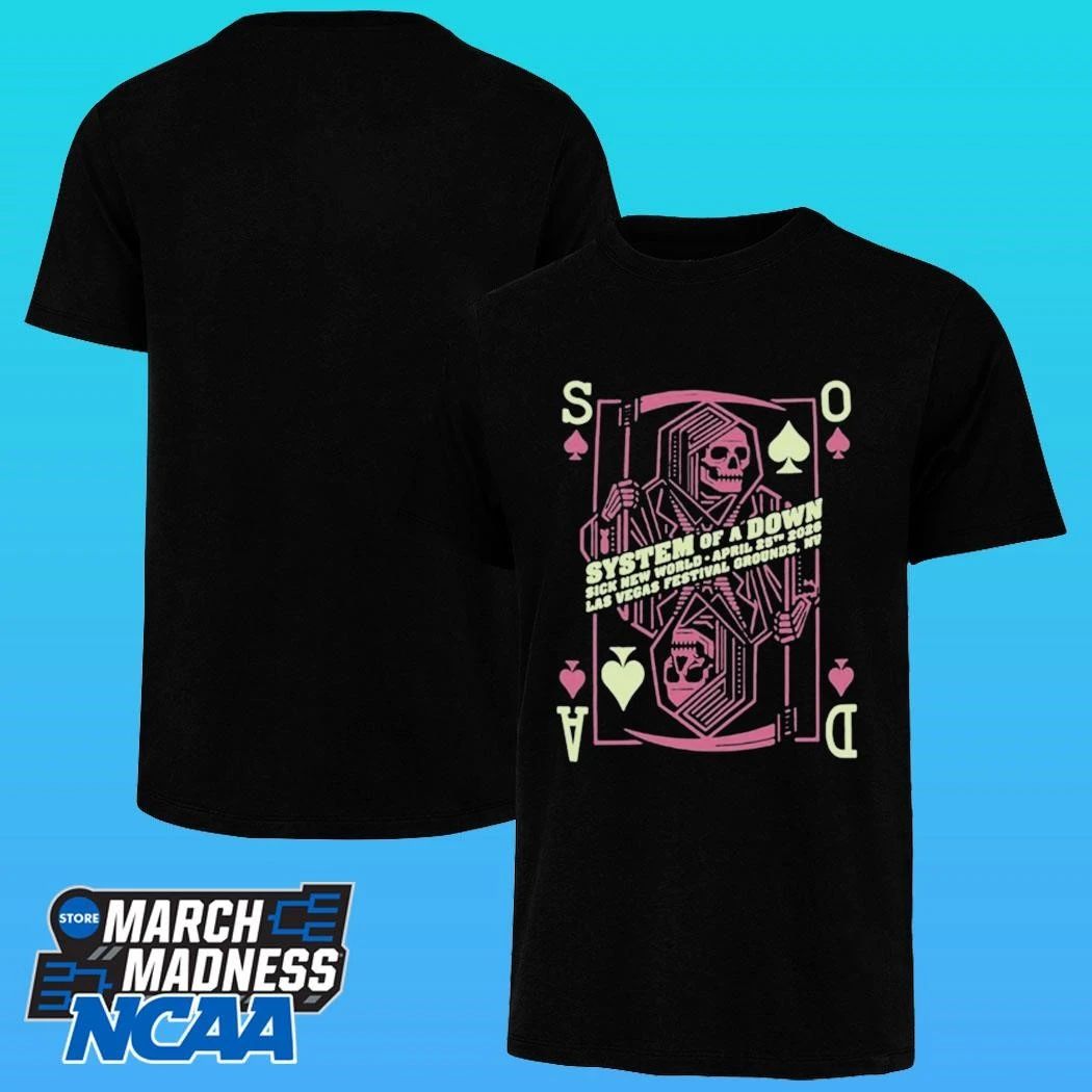 System Of A Down 4-25-2026 Las Vegas Festival Shirt