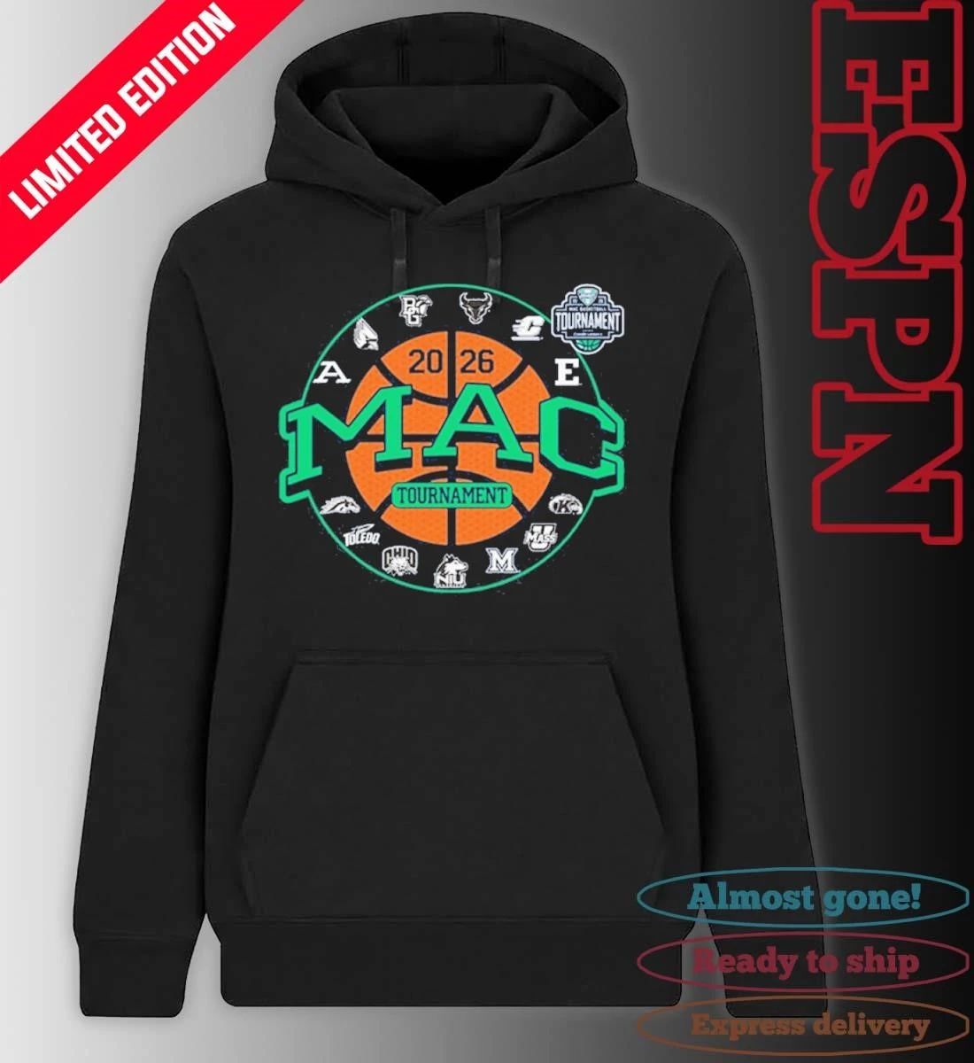 2026 MAC Men’s Basketball Tournament Team Logo Shirt