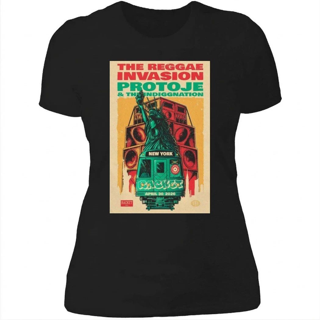 Protoje April 30 2026 The Reggae Invasion Tour Shirt