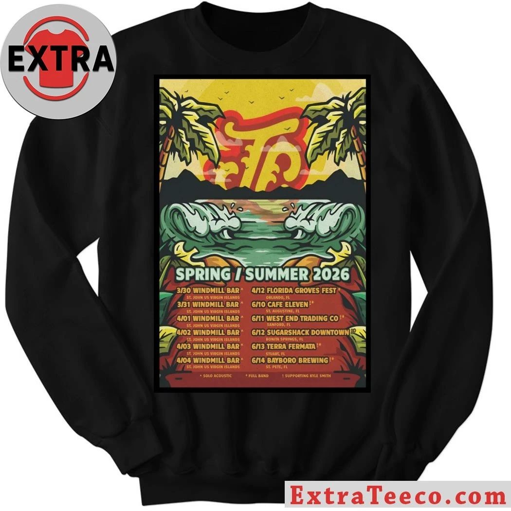 Original Joey Calderaio Spring & Summer Tour 2026 Poster Shirt