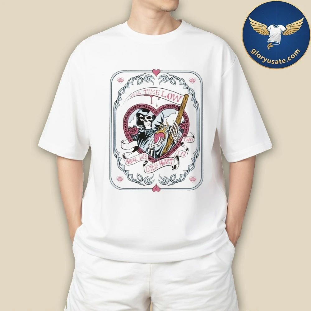 All Time Low Valentine 2026 Break Your Little Heart Shirt