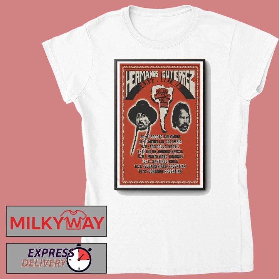Poster Hermanos Gutierrez Tour Jan + Feb 2026 shirt