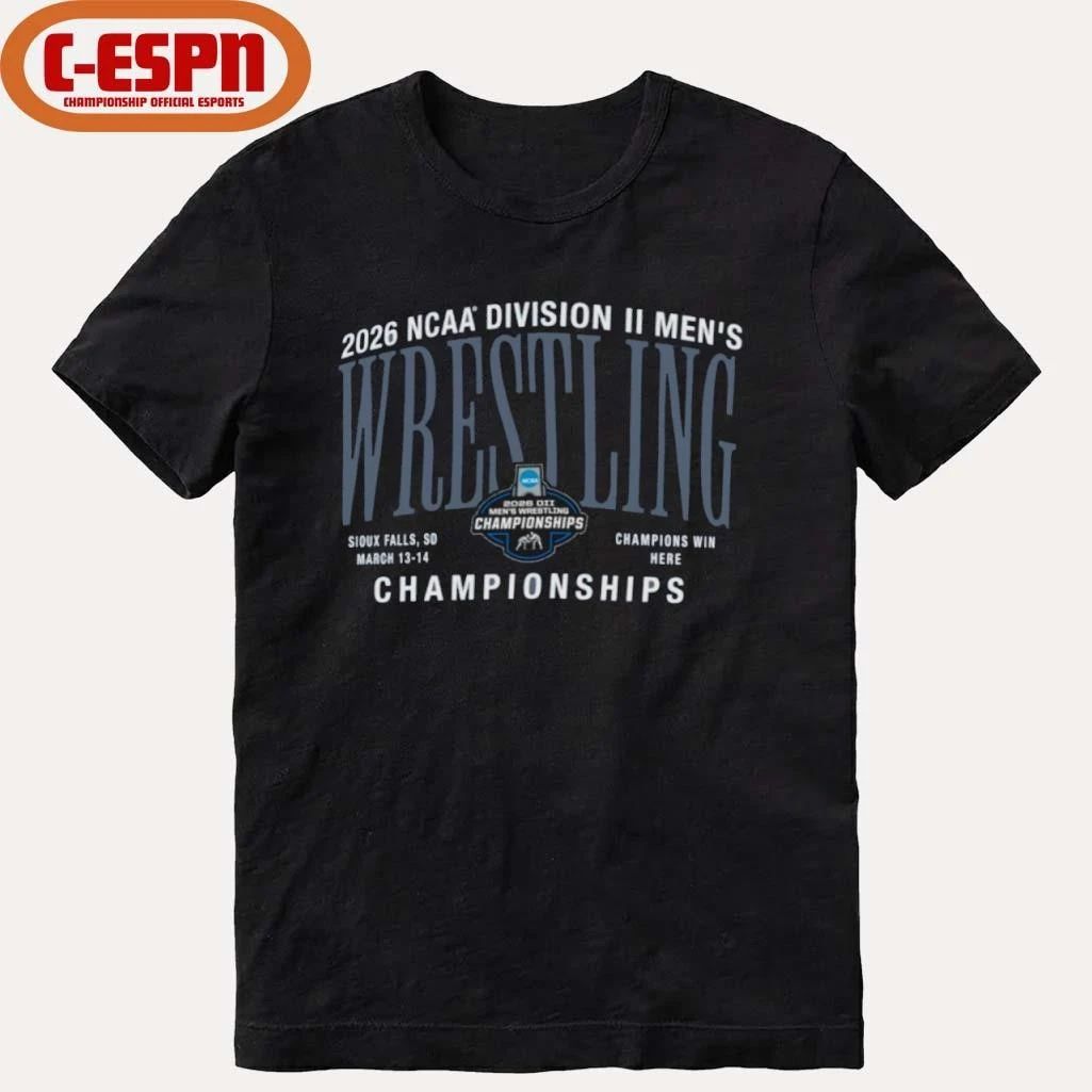 2026 NCAA Division II Men’s Wrestling Championships Sioux Falls, SD T-Shirt