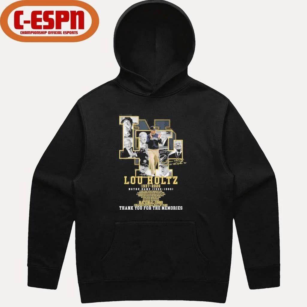 Lou Holtz 1937-2026 Notre Dame 1986-1996 Shirt