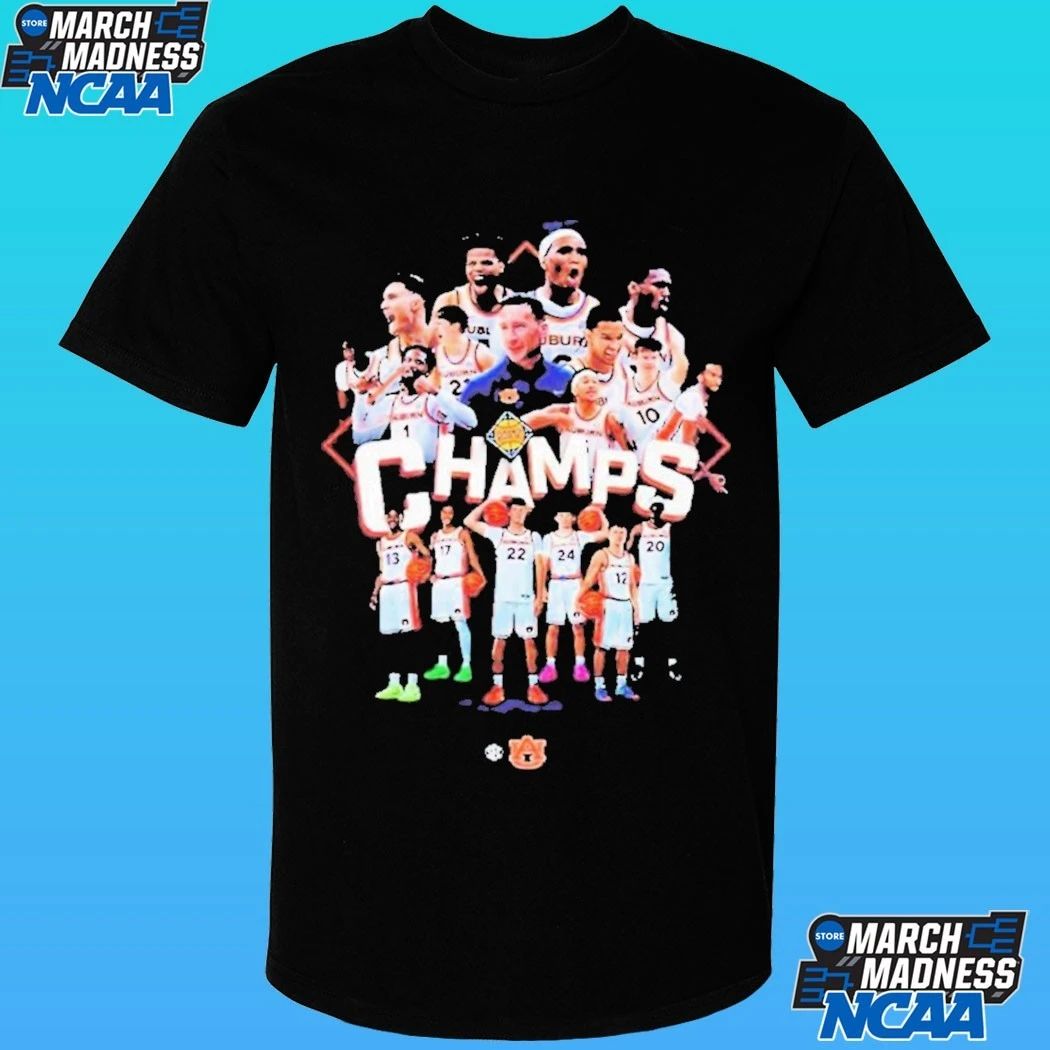 Auburn Tigers Men’s Basketball 2026 Nit Champions Team Members Shirt
