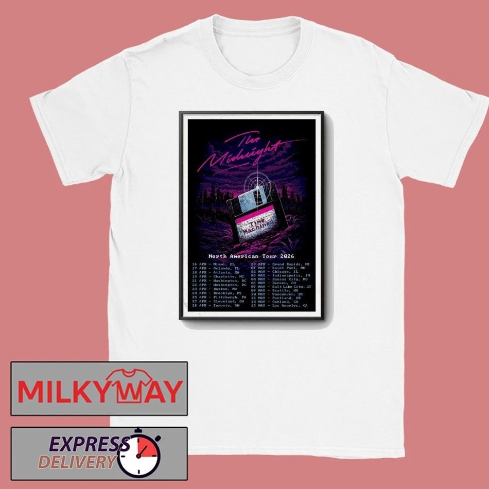 The Midnight﻿ North American Tour 2026 Poster T-Shirt