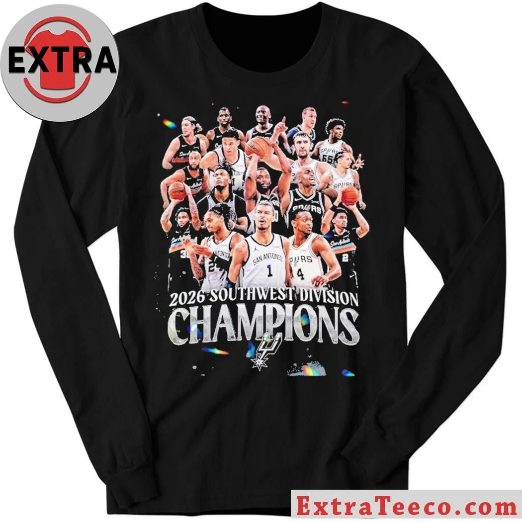 San Antonio Spurs 2026 Southwest Division Champions Shirt