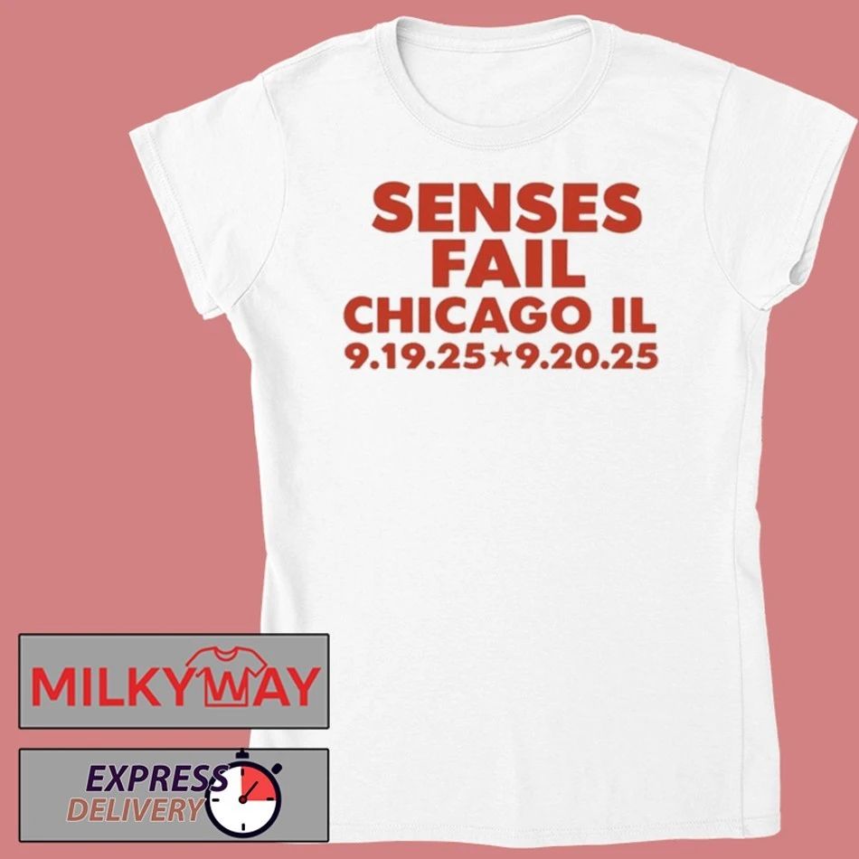 Senses Fail Tour Chicago, IL 09.19 + 09.20, 2025 Shirt