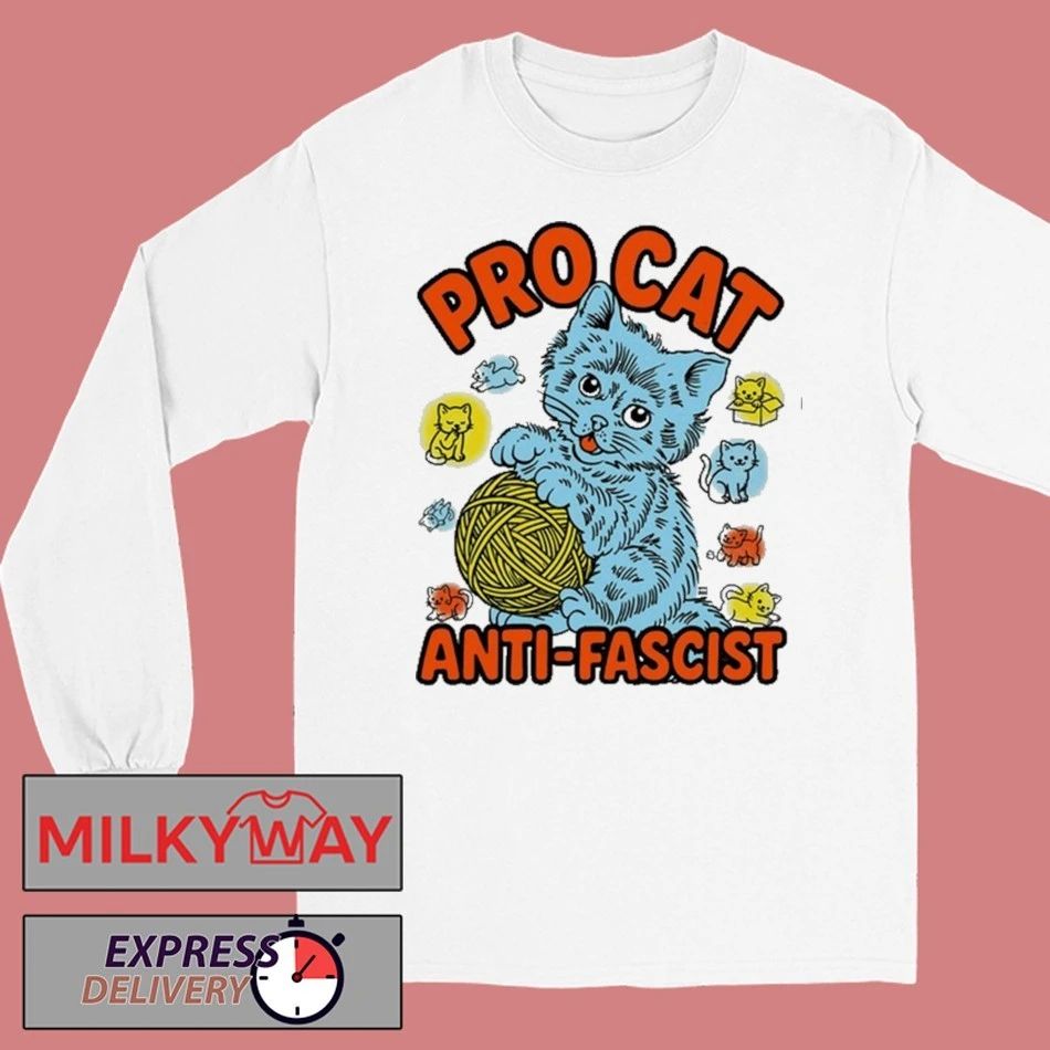 Pro Cat Anti Fascist Shirt