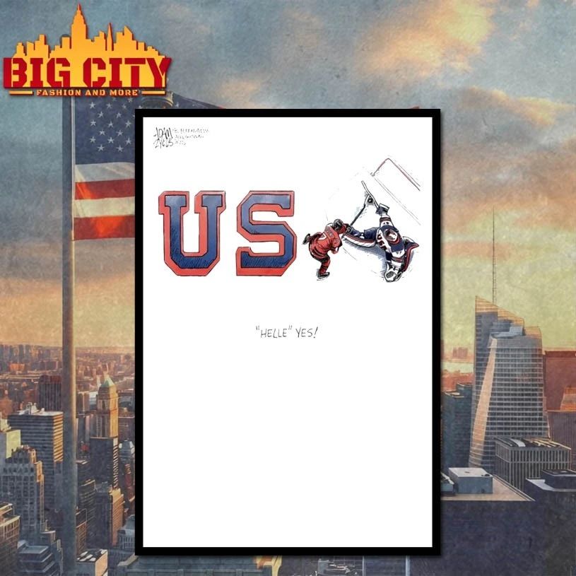Hellebuyck Heroic As Us Holds Off Canada For Olympic Gold T-shirt