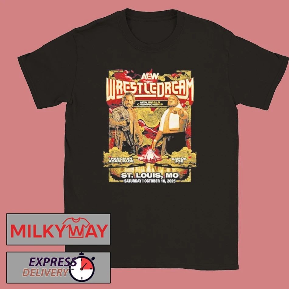 Aew Wrestledream 2025 Matchup – Hangman Adam Page Vs Samoa Joe Shirt