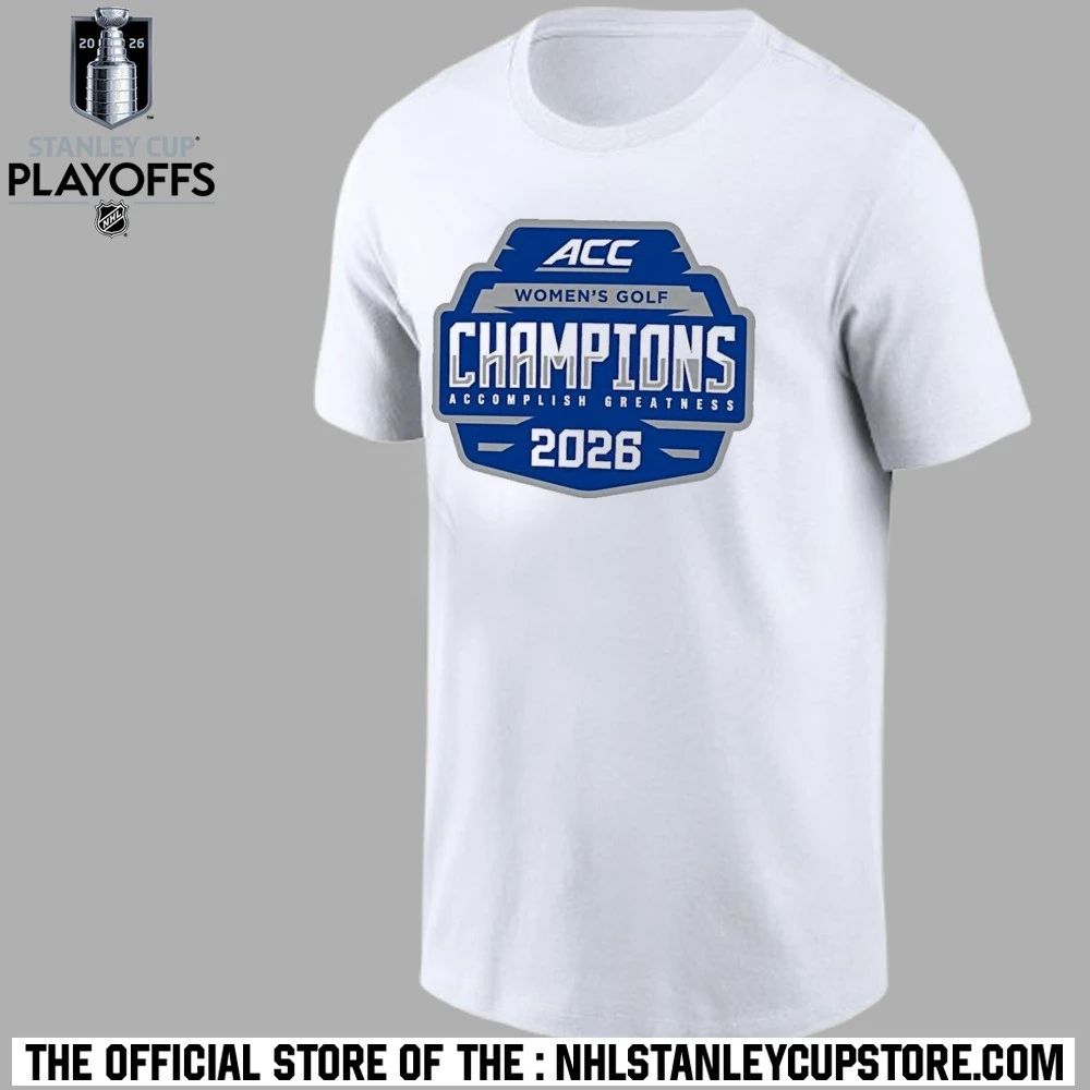Stanford 2026 Acc Womens Golf Champions Accomplish Greatness Logo Shirt