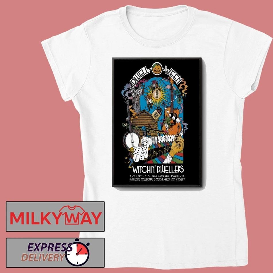 Kitchen Dwellers Asheville Halloween Shows On Oct 31-Nov 1 2025 Poster shirt