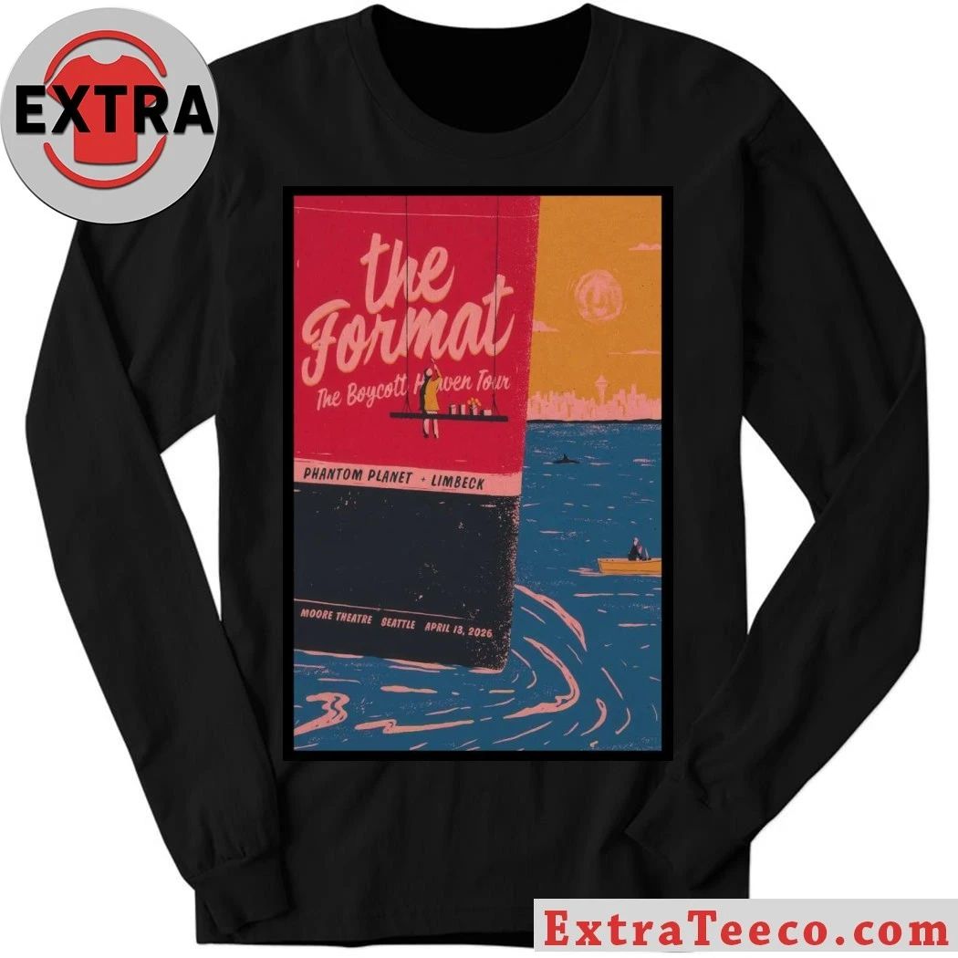 April 13, 2026 The Format Concert Tour Seattle, WA Poster Shirt