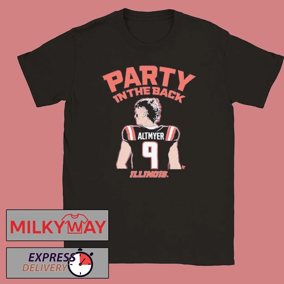 Illinois Football Luke Altmyer Party in the Back shirt