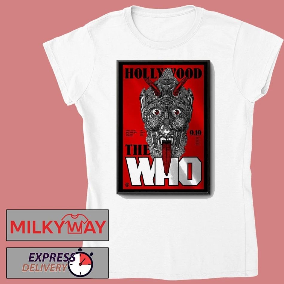 The Who Hollywood Bowl, Hollywood, CA Tour Sep 19, 2025 Poster shirt